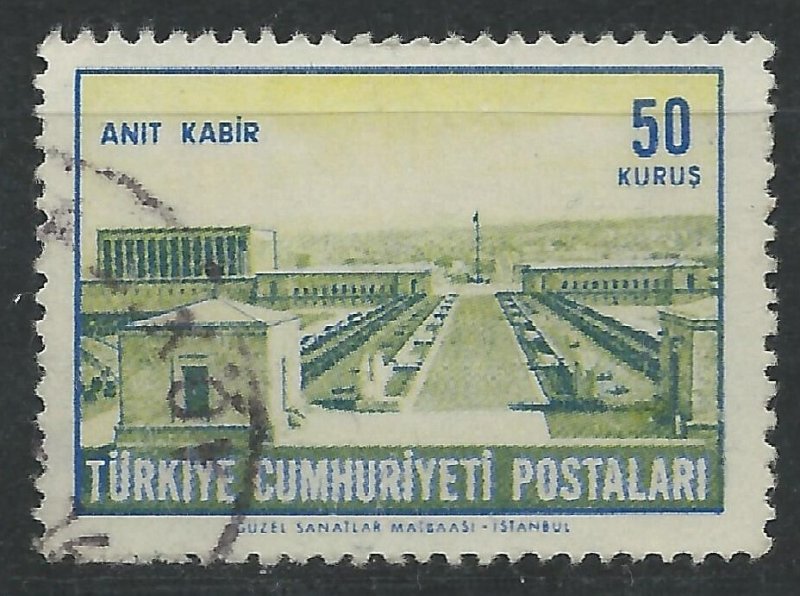 Turkey 1963 - Ataturk's Mausoleum - SG1999 used