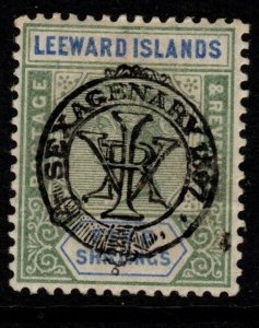 LEEWARD ISLANDS SG16 1897 5/= GREEN & BLUE MTD MINT