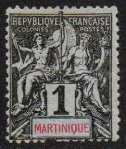 Martinique Sc #33 Mint Hinged