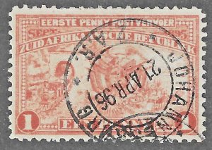 Transvaal (1895) - Scott # 165,  Used