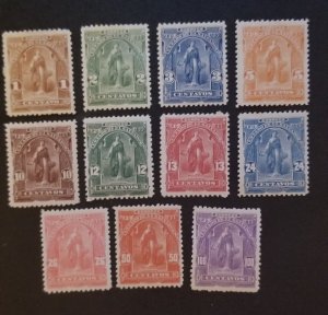 EL SALVADOR Scott 199-209 Unused MH OG Mint Stamp Lot T6591