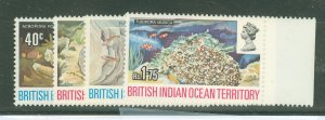 British Indian Ocean Territory #44-47  Single (Complete Set)