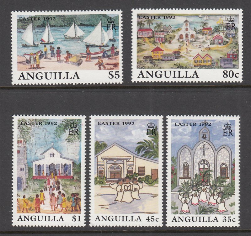 Anguilla 844-848 Easter MNH VF