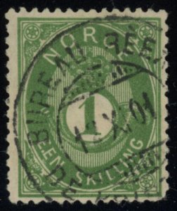 Norway Scott# 16b, Used E.EN w/CDS Cancel SCV $75 (52016)