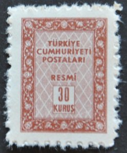 DYNAMITE Stamps: Turkey Scott #O67 – MNH