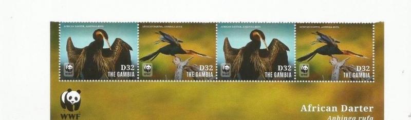 GAMBIA 2014 SEABIRDS WWF  MNH