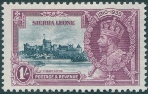 Sierra Leone 1935 1s slate & purple Jubilee SG184 unused