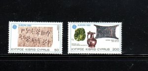 CYPRUS #595-596  1983  EUROPA   MINT  VF NH  O.G