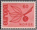 Norway NK 566   C.E.P.T.- Fruit Brown red 60 Øre