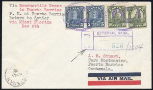 Canada Stamps VF Year 1931 Flown Cover Inaugural Flight