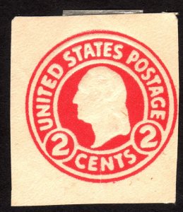 1915-32, US, 2c, Cut square, Unused, Sc U429