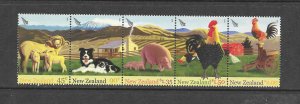 NEW ZEALAND #1995a FARM ANIMALS S/S MNH
