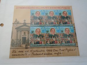 Vatican City  Year  2018  Don Pino Puglisi  MNH  Mini Sheet