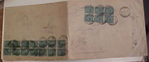 GERMAN  INFLATION COVER #23 x96 COPIES & A TRACE OF ANOTHER cat.1728E($2470.00)