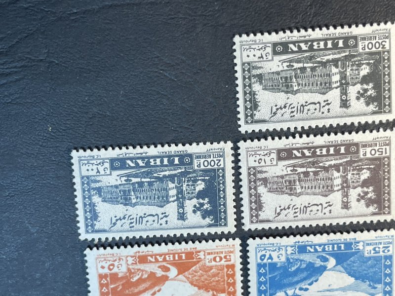 LEBANON # C119-C128--MINT NEVER/HINGED---COMPLETE SET---AIR-MAIL---1947