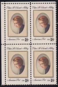 US 1926 Mint NH VF Block Of 4 With Black Offset On Reverse