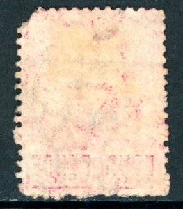 British Colonies 1864 St Helena 4p/6p Red Sc #15 VFU H326 ⭐⭐⭐⭐