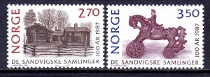 Norway 1987 Sandvig Museum Complete Mint MNH Set SC 911-912