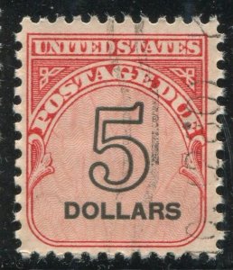 J101   $5  Postage Due  Used