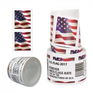 2017 Flag Forever Stamp, 5rolls, total 500 pcs