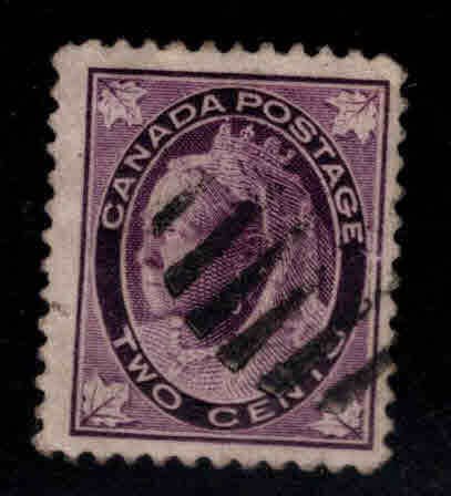 CANADA Scott 68  Used  Queen  Victoria Stamp