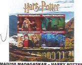 MADAGASCAR - 2020 - Harry Potter - Perf 4v Sheet - Mint Never Hinged