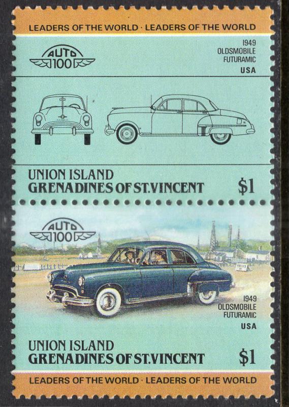 St Vincent Grenadines Union Island 155 Cars MNH VF
