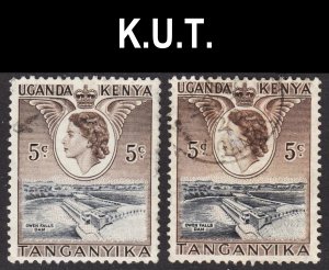 Kenya Uganda Tanzania Scott 103 SHADE ERROR F to VF used. FREE...