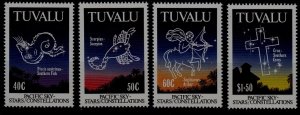 Tuvalu 586-89 MNH Zodiac signs SCV12.10