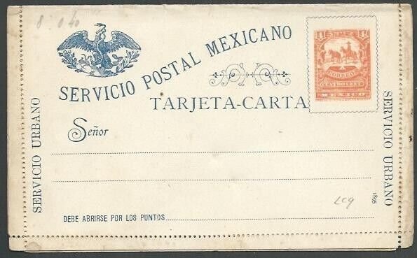 MEXICO Early lettercard - unused ..........................................66152