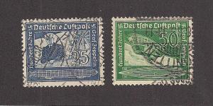 GERMANY SC# C59-60 F-VF U 1938