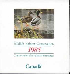 Canada 1985 Wildlife Habitat Conservation Stamp in Booklet Form  VF/NH