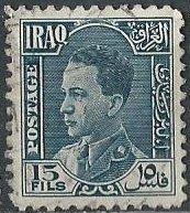Iraq 68 (used) 15f King Ghazi, dp blue (1934)