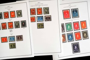 COLOR PRINTED HAITI 1881-1957 STAMP ALBUM PAGES (60 illustrated pages)