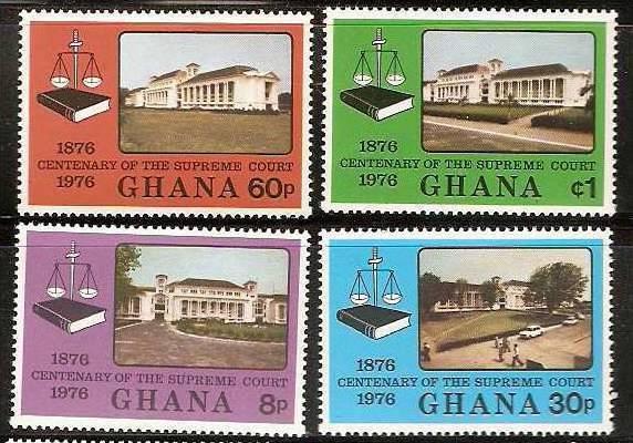 GHANA 1976 LAW BOOK, SUPREME COURT, ARCHITECTURE, BUILDING MNH** # 0755