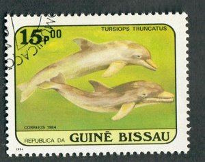 Guinea Bissau 599 Whales used  single