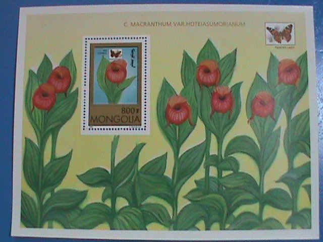 1997SC#2278 MONGOLIA STAMP ORCHIDS LOVELY COLORFUL FLOWER- MINT-NH S/S SHEET #2