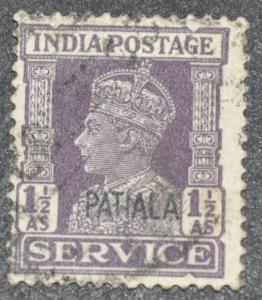 DYNAMITE Stamps: India Patiala Scott #O69  USED