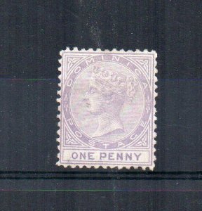 Dominica 1874 1d MLH