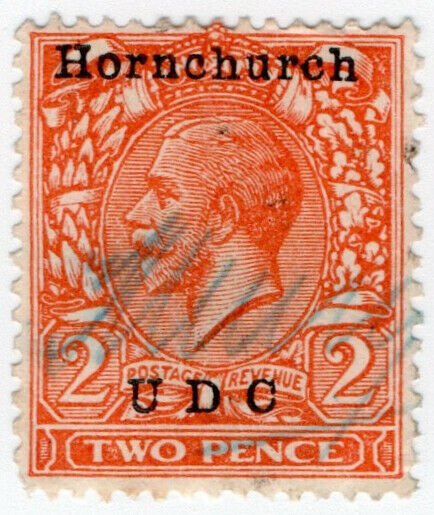 (I.B) George V Commercial Overprint : Hornchurch Urban District Council