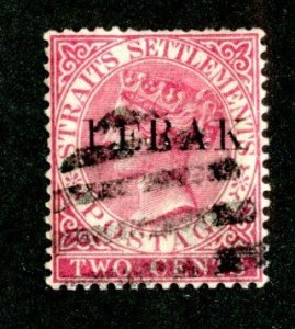 150 BCX  1883 Perak Sc.# 6 used cv $4 ( Offers welcome )