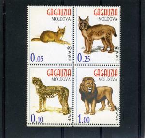 Gagauzia Moldova WWF Wild Animals (4) values Perforated mnh.vf