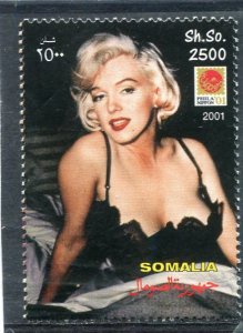 Somalia 2001 MARILYN MONROE 1 value Perforated Mint (NH)