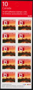 Canada 2011 Booklet BK280Aa MNH Flag over Edmonton