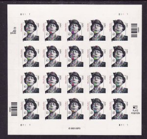USA-Sc#3433- id12-unused NH sheet-Edna Ferber-2002-