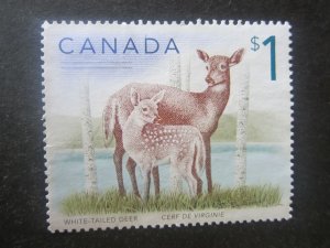 Canada #1688 Wildlife Deer Nice stamps  {ca2244}