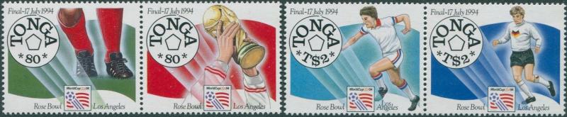 Tonga 1994 SG1271a-1273a World Cup Football set MNH