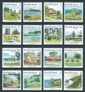 Norfolk Island #401-16 NH Island Scenery Defins.
