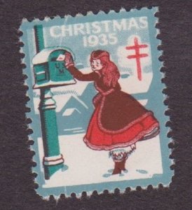 Christmas Seal from 1935 NG Single