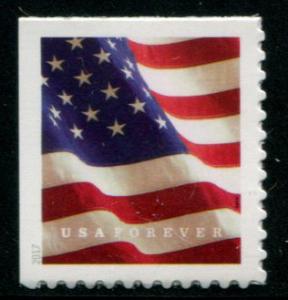 5160 US (49c) US Flag SA bklt sgl, MNH